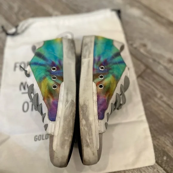 Golden Goose Multicolor tye dye and Crystal Superstars size 37 - Picture 3 of 12